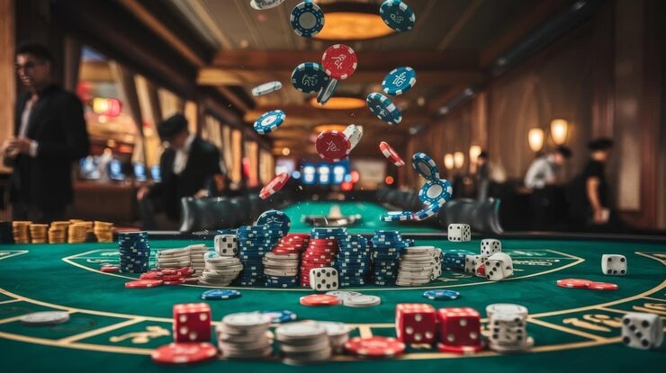 Live dealer at Dragon Tiger table