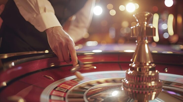 Mobile phone displaying live blackjack table with low-bandwidth streaming indicator